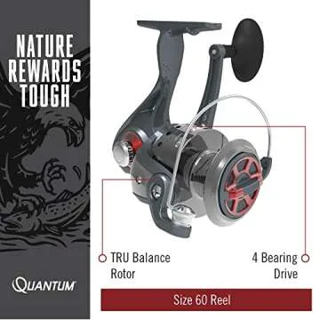 Quantum Optix Spinning Fishing Reel - Versatile and Durable
