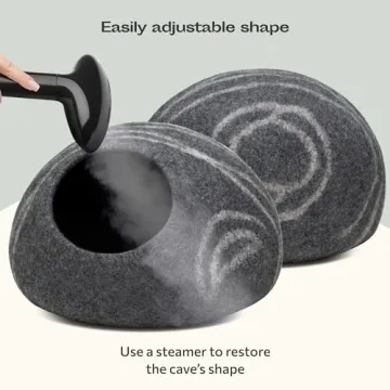 MEOWFIA Cat Cave - Handmade Merino Wool Cat Bed