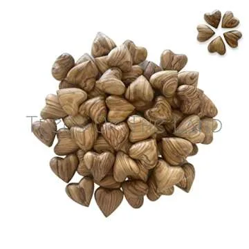 Handmade Olive Wood Heart from Bethlehem - Unique Love Gifts