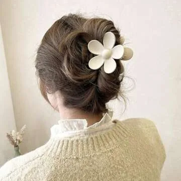 Stylish Flower Hair Clips 8PCS for Women and Girls