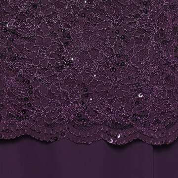 Elegant Tea Length Sequin Dress for Women