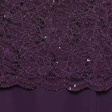 Elegant Tea Length Sequin Dress for Women