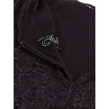 Elegant Tea Length Sequin Dress for Women