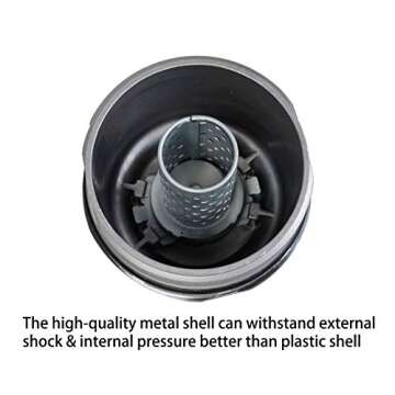 FOKES Oil Filter housing Cover,Compatible with Toyota 4Runner Avalon Camry Fj Cruiser Highlander RAV...