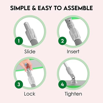 Turbo Microfiber Mop System for Easy Floor Cleaning