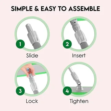 Turbo Microfiber Mop System for Easy Floor Cleaning