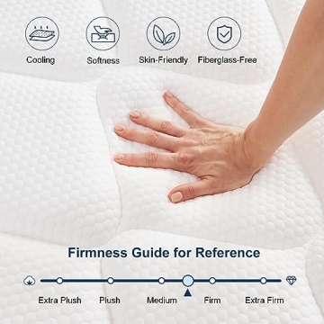 Molblly Full Mattress - 10" Cooling-Gel Memory Foam Hybrid