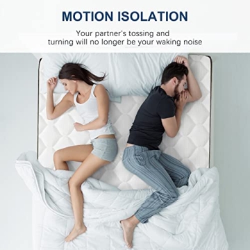 Molblly Full Mattress - 10" Cooling-Gel Memory Foam Hybrid