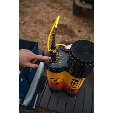 Geyser System Portable Shower & Cleaning Kit with Optional Electric Heater for Camping, Overlanding, & Outdoor Recreation - Standard + Heater