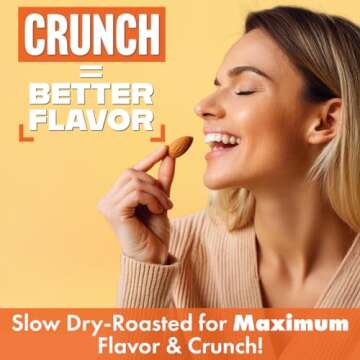 Roastery Coast Daily Nuts Just Roasted Almonds | 3 LB Bulk | Perfect Keto Snack