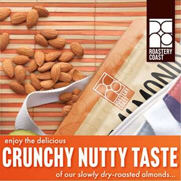 Roastery Coast Just Roasted Almonds - Healthy Snack Option