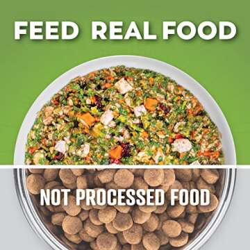 Dr. Harvey's Chicken & Garden Veggies Dog Food, Human Grade Whole-Grain Dehydrated Dog Food with Freeze-Dried Chicken (5 Pounds)