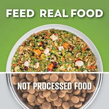 Dr. Harvey's Chicken & Garden Veggies Dog Food, Human Grade Whole-Grain Dehydrated Dog Food with Freeze-Dried Chicken (5 Pounds)