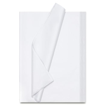 Simetufy White Tissue Paper for Gift Bags, 115 Sheets of 14 x 20 Inches White Wrapping Paper, Gift W...