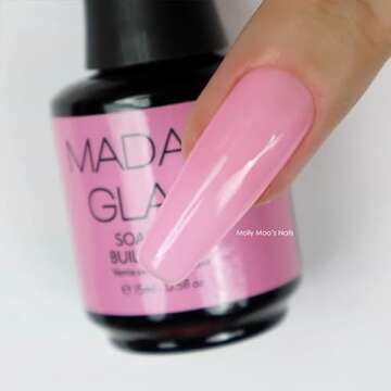 Madam Glam HEMA-FREE Baby Pink Builder Gel for Nails
