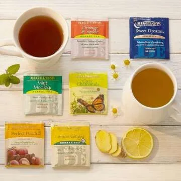Bigelow Tea Caffeine Free 6 Flavor Herbal Tea Variety Pack - 118 Bags