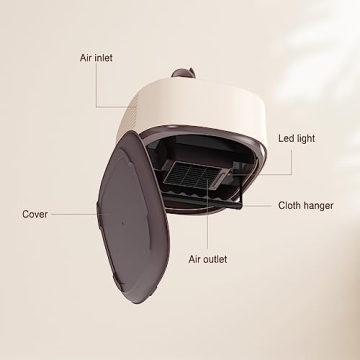 LETTON 600W Portable Clothes Dryer for Compact Living