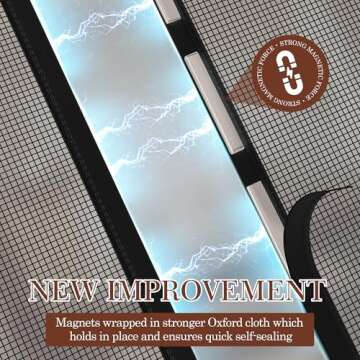 Yotache Durable Magnetic Screen for Pets and Kids