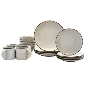 Shop Elegant Stoneware Dinnerware Set for 4