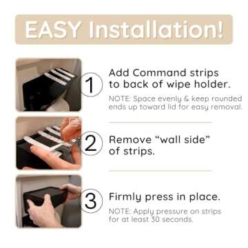 Storage Theory Bathroom Wipes Holder Dispenser with Shelf