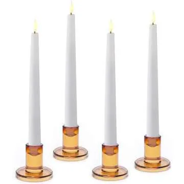 Stylish LampLust Amber Candle Holders for Unique Decor