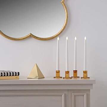 Stylish LampLust Amber Candle Holders for Unique Decor