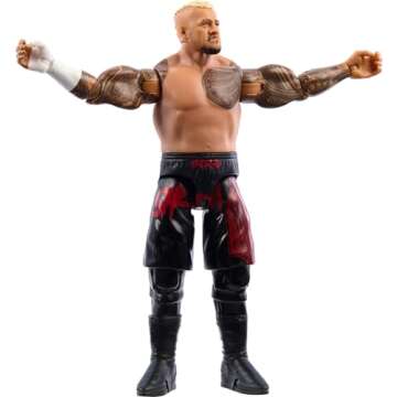 Mattel WWE Solo Sikoa Action Figure, Main Event Series #151 6-inch Collectible with 10 Articulation Points & Life-Like Look