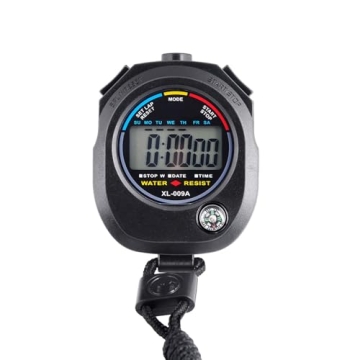 KingL Digital Stopwatch Timer - Large Display Interval Timer for Athletes