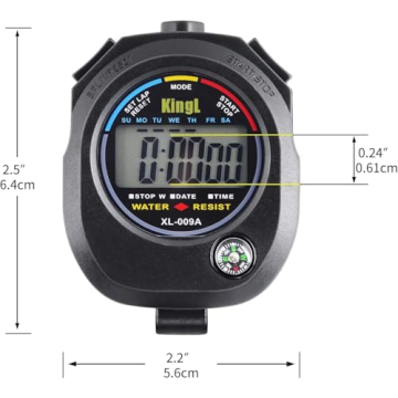 KingL Digital Stopwatch Timer Large Display Interval Timer