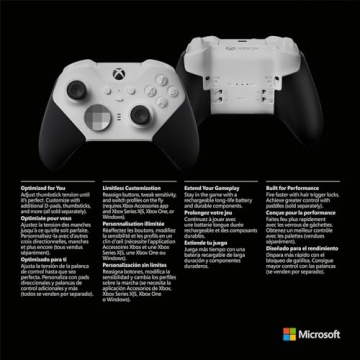 Renewed Xbox Elite Wireless Controller Series 2 - White