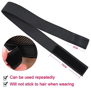 Adjustable Elastic Wig Bands | 3Pcs Pack for Perfect Edges