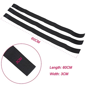 Adjustable Elastic Wig Bands | 3Pcs Pack for Perfect Edges