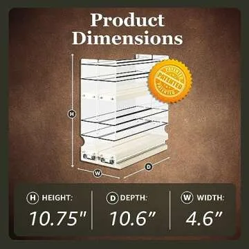 Vertical Spice Narrow Pullout Storage Rack for Kitchen Organization