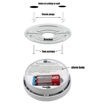 UL Photoelectric Smoke Detectors 6-Pack 10-Year Lifespan