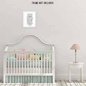 Simplistic Inspirational Walt Disney Quote Prints, 1 (8x10) Unframed Photos, Wall Art Decor Gift for Home Office Work Garage Studio School Gym College Student Teens Teacher Coach Friend Literary Fans