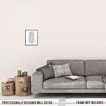 Simplistic Inspirational Walt Disney Quote Prints, 1 (8x10) Unframed Photos, Wall Art Decor Gift for Home Office Work Garage Studio School Gym College Student Teens Teacher Coach Friend Literary Fans