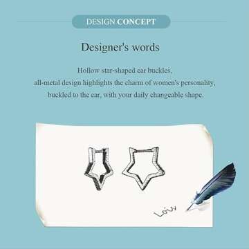 Stylish BISAER 925 Sterling Silver Cute Hoop Earrings - Hypoallergenic Jewelry for Women