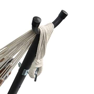 Amazon Basics Double Hammock with Heavy Duty Stand & Carrying Case