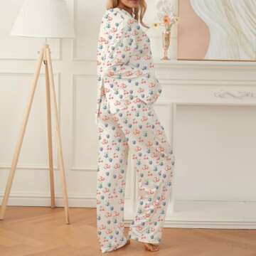Soft Floral Pajamas Set for Women | Cozy Lounge Wear