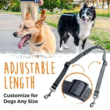 Mighty Paw Double Dog Leash for Tangle-Free Walks