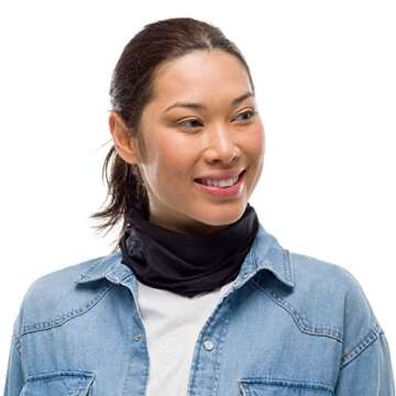 BUFF Original EcoStretch Neck Gaiter, UPF 50 Sun Protection, Breathable, Versatile, Quick Dry, Solid...