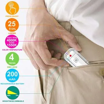 BIGLIGHT Amber Book Reading Light, LED Clip on Book Lights, Reading Lights for Books in Bed, Small Book Light for Kids, USB Rechargeable, 2 Brightness Adjustable for Eye Protection, White