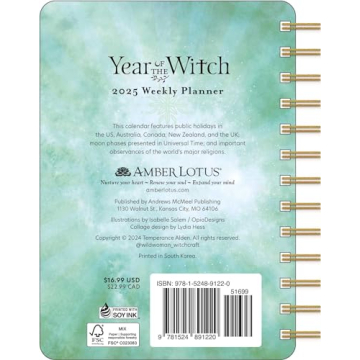 Year of the Witch 2025 Weekly Planner for Inspiration and Growth