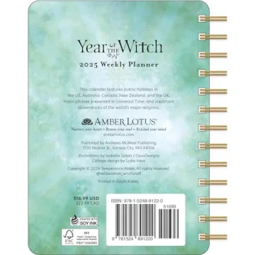 Year of the Witch 2025 Weekly Planner for Inspiration and Growth