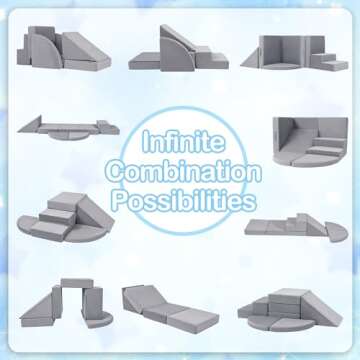 Tykacna Foam Climbing Blocks for Toddlers 1-3 Years