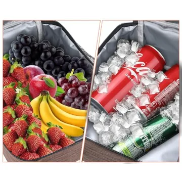 ZM-YOUTOO Lunch Box for Men - Reusable Lunch Bag Men Adult Women- Insulated Small LunchBox (Azure)