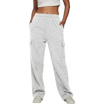 Comfortable Womens Fleece Lined Joggers with Pockets