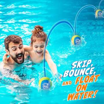 Billeeit Water Skipping Balls for Kids & Adults - Fun Aquatic Games