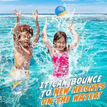 Billeeit Water Skipping Balls for Kids & Adults - Fun Aquatic Games