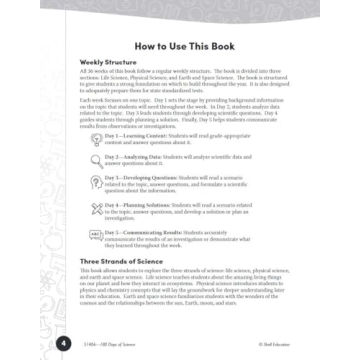 Kindergarten Earth & Space Science Workbook - 180 Days